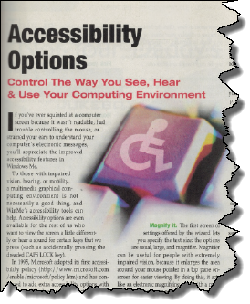 Screenshot from the Accessibility Options article